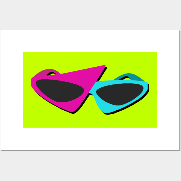 80's kid glasses retro Wall Art by spiralrewind